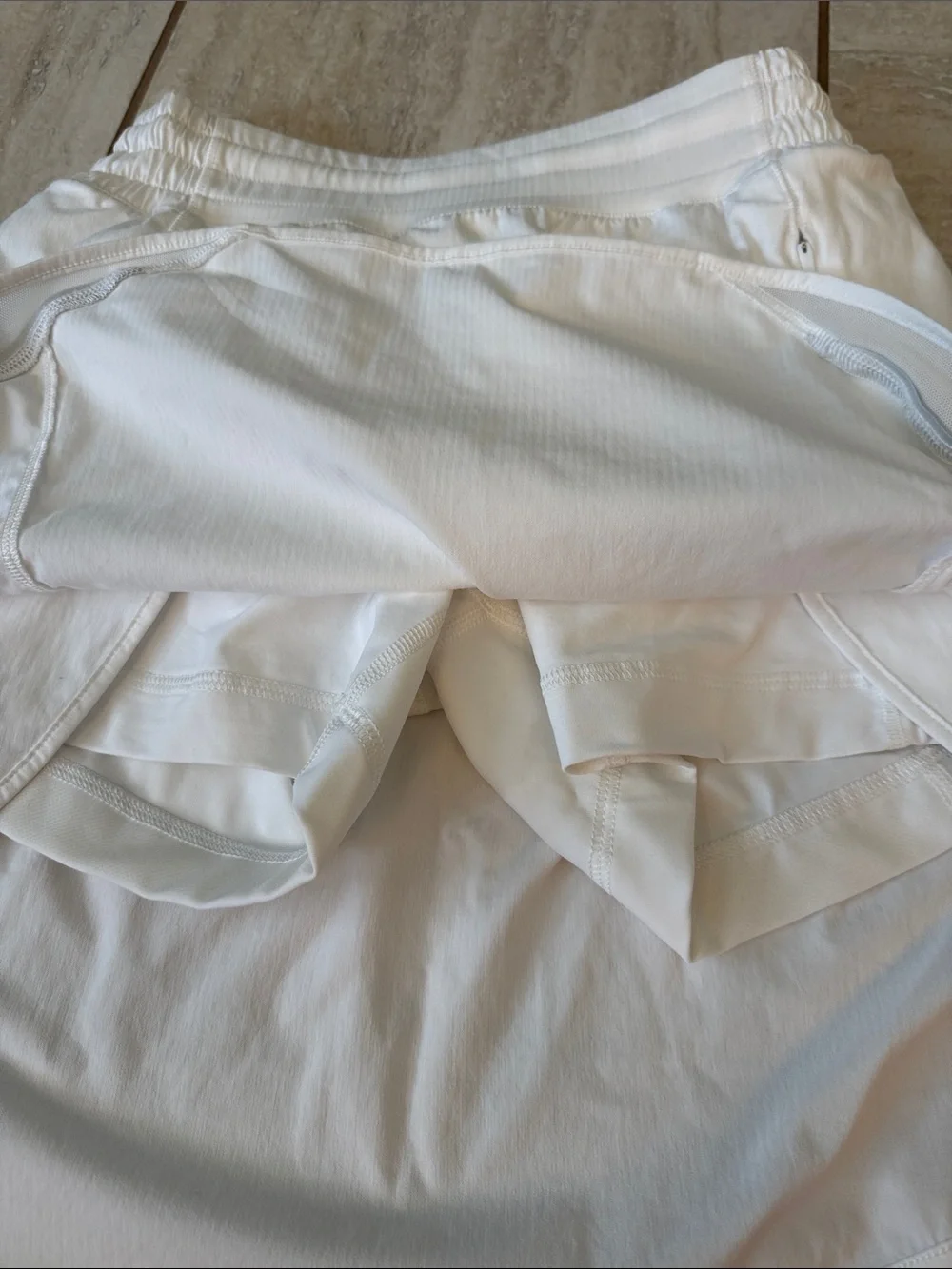 Lululemon Hotty Hot High-Rise Skirt Long White Women's 4 Tennis Running - Picture 7 of 14